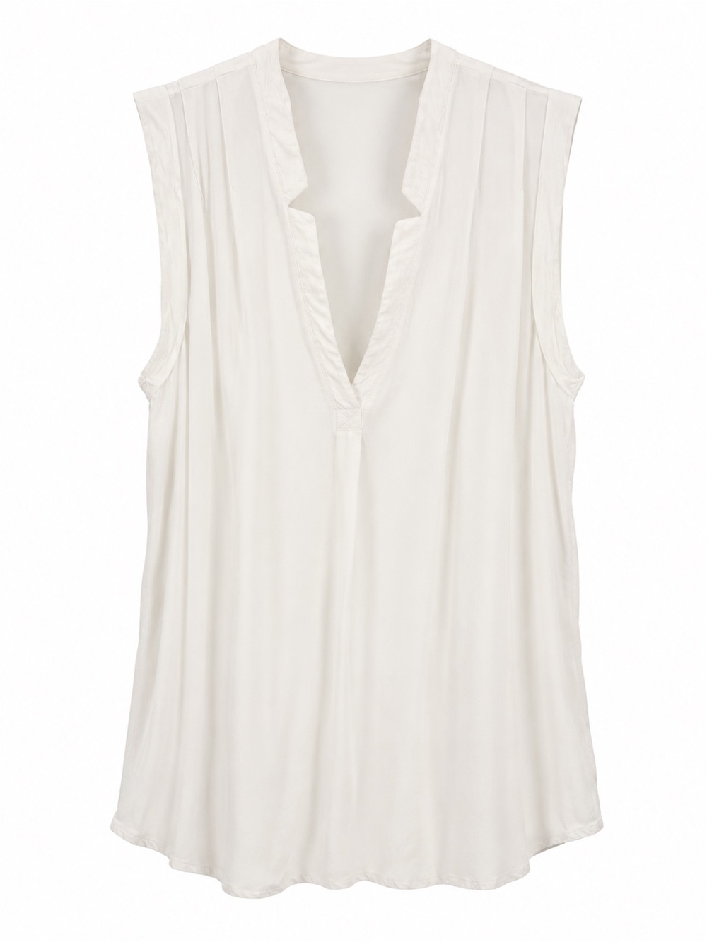 Splendid White Graphic Sleeveless Top